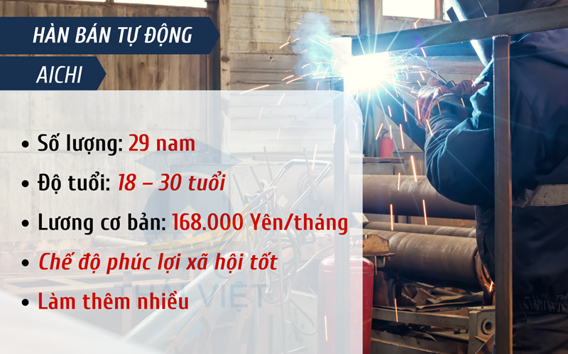 ĐƠN HÀNG NAM TẠI AICHI CÓ TĂNG CA